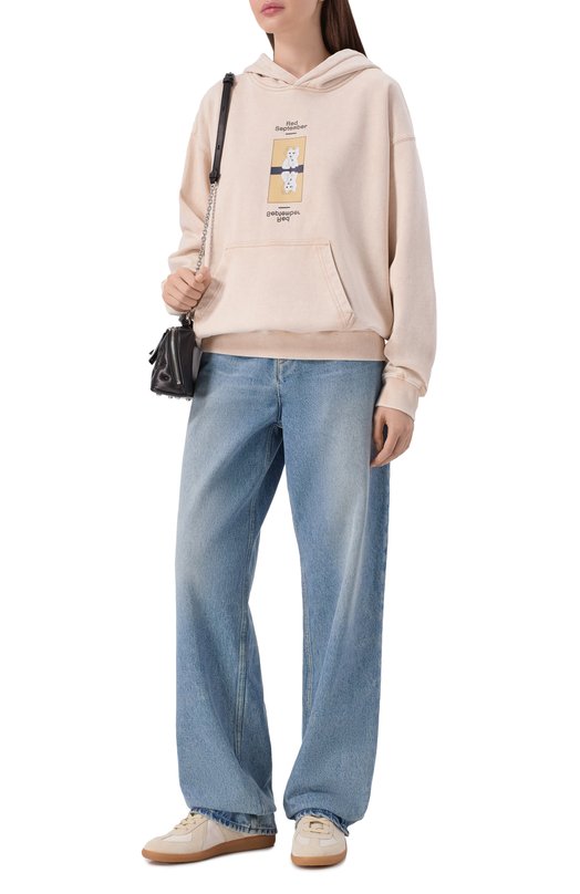 Хлопковое худи Red September 825.01.HDY26.11 Бежевый  825.01.HDY26.11 Фото 2