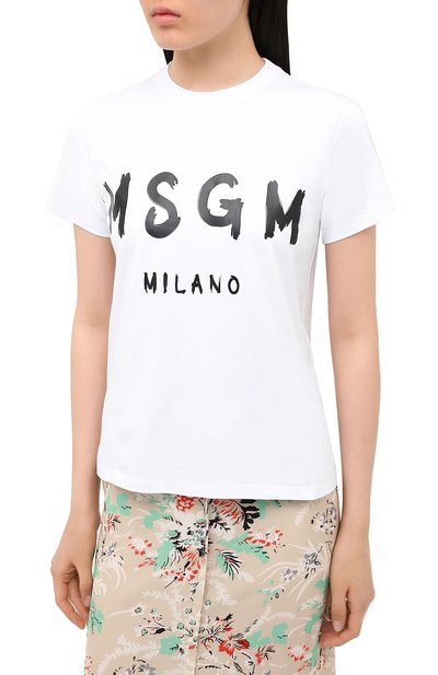 Хлопковая футболка MSGM, арт. 2941MDM60 207798, фото 3
