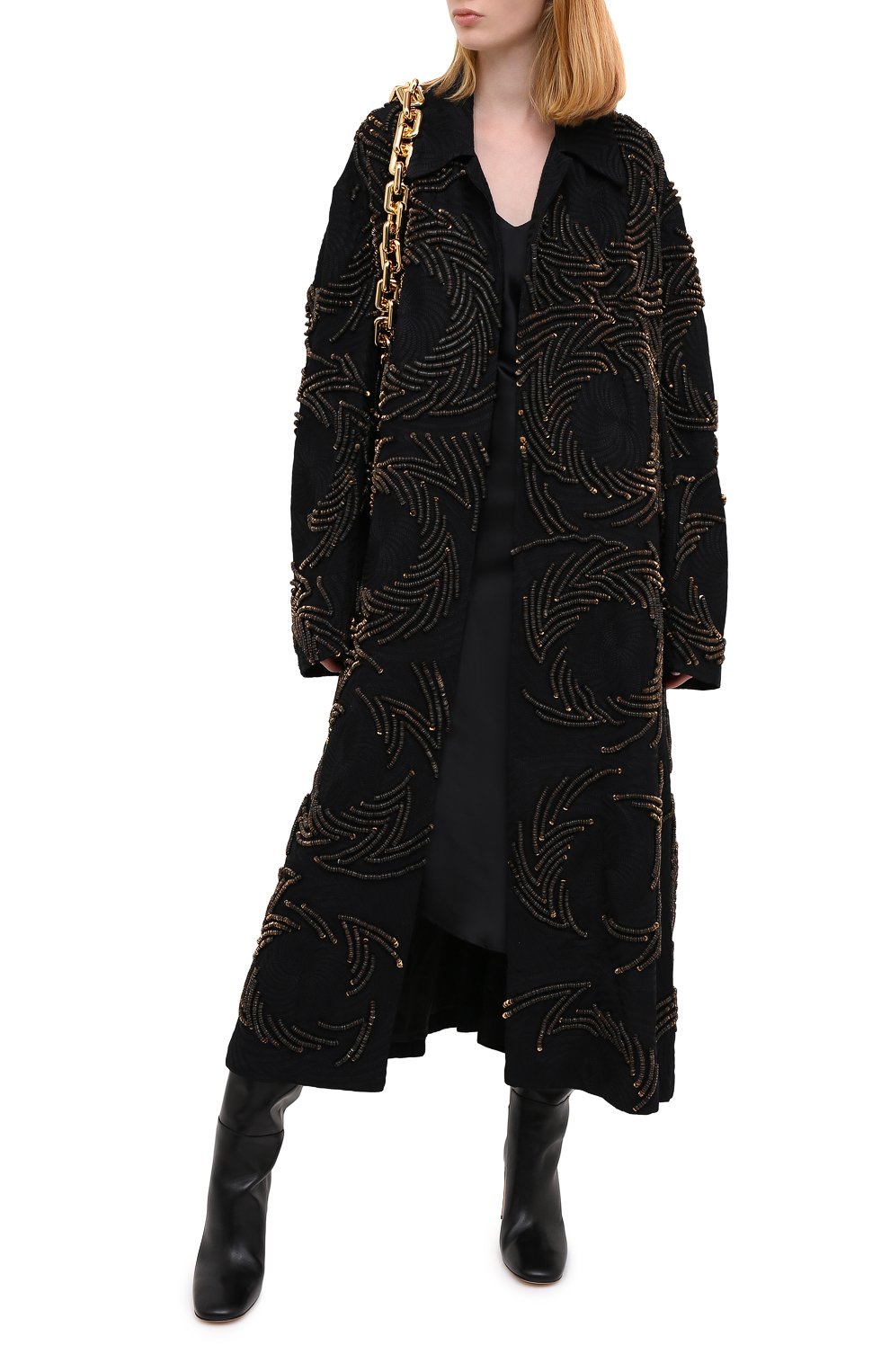Пальто из вискозы DRIES VAN NOTEN, арт. 202-10290-1427, фото 2