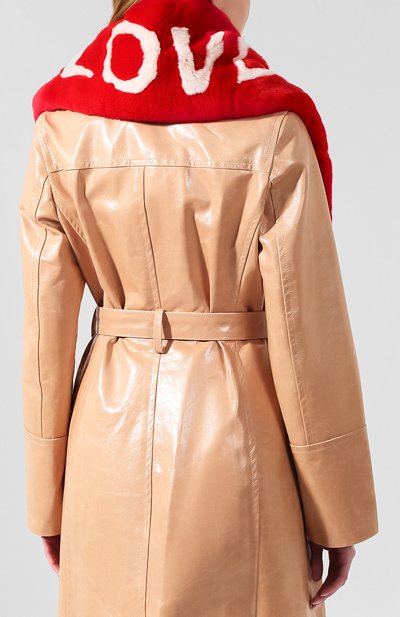 Шарф из меха кролика YVES SALOMON, арт. 20EAA100XXREXX, фото 4