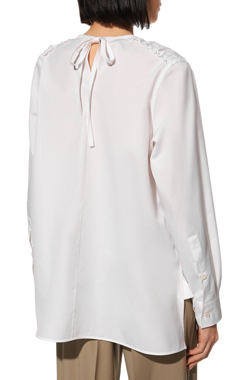 Хлопковая блузка MARNI, арт. CAMA0462A1/UTCZ56, фото 4