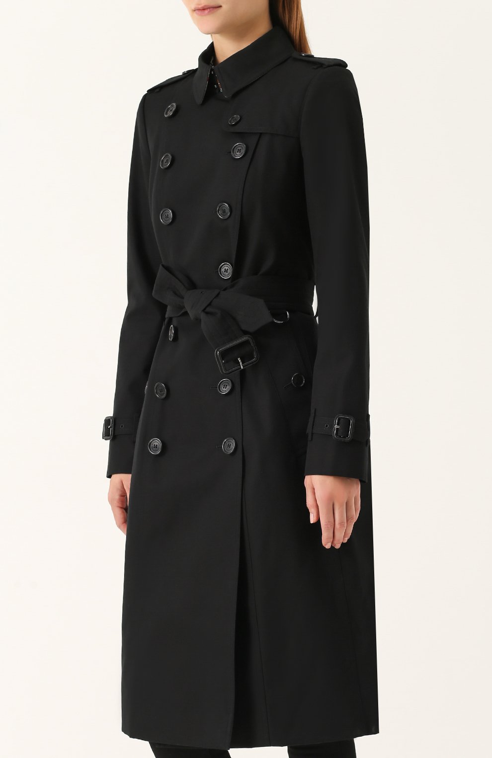 Хлопковый двуб ортный тренч с поясом BURBERRY, арт. 4013324, фото 3