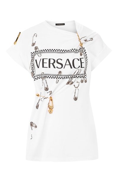 Женская хлопковая футболка VERSACE, арт. A83859/A201952