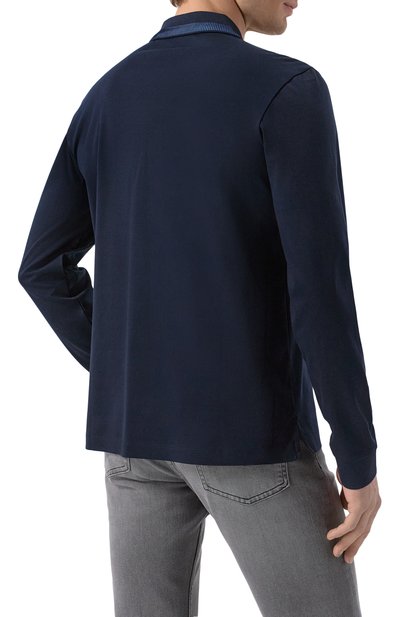 Хлопковое поло BOSS, арт. 50531787, фото 4