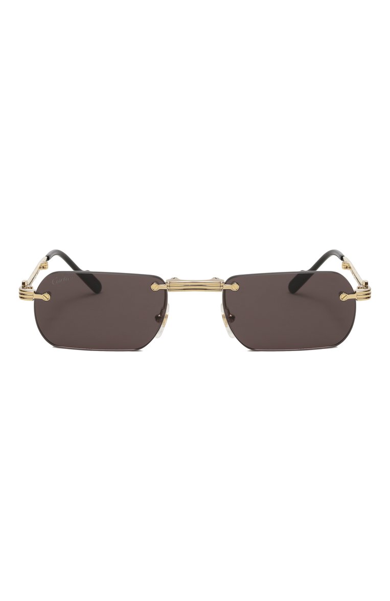 Женские солнцезащитные очки CARTIER черного цвета, арт. CT0499S 001 | Фото 4 (Региональные ограничения белый список (Axapta Mercury): Не проставлено; Нос: Не проставлено; Материал: Металл; Тип очков: С/з; Кросс-КТ: С/з-унисекс; Очки форма: Безоправные, Прямоугольные; Оптика Гендер: оптика-унисекс)