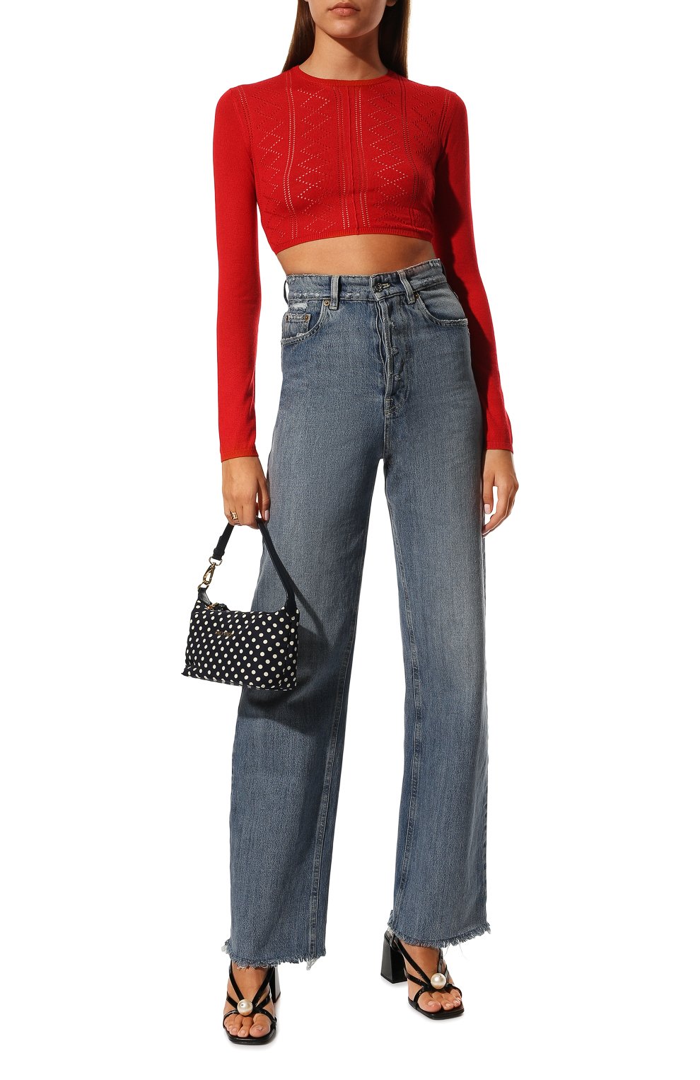 Пуловер из кашемира и шелка MIU MIU, арт. MML568-10Q4-F0011, фото 2