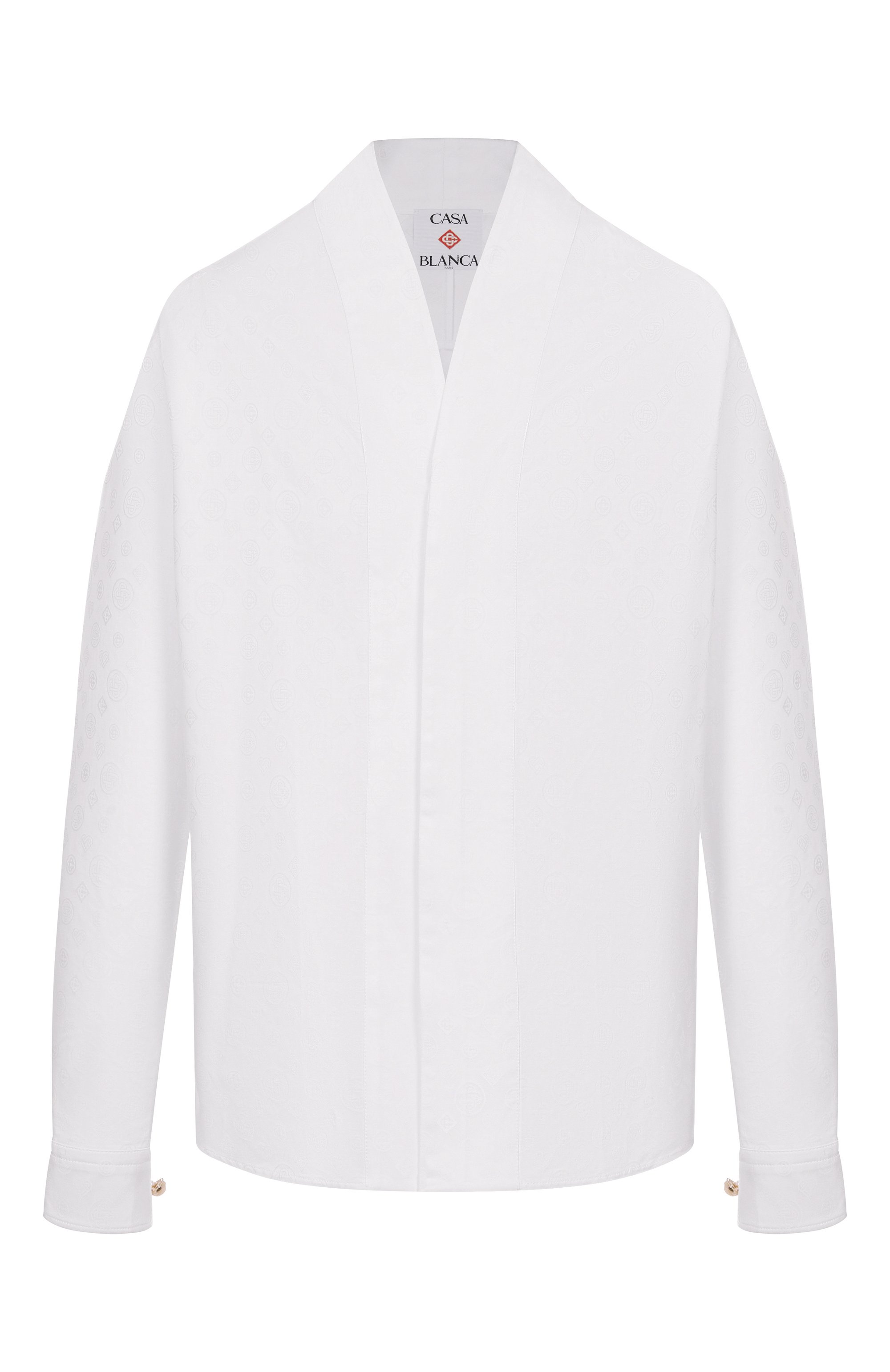 Хлопковая рубашка CASABLANCA, арт. M-AW25-SH-231-01, фото 1
