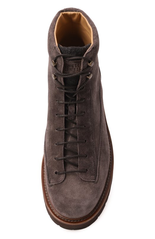 Замшевые ботинки Urban Outdoor Brunello Cucinelli MZUNVJW717 Коричневый  MZUNVJW717 Фото 6