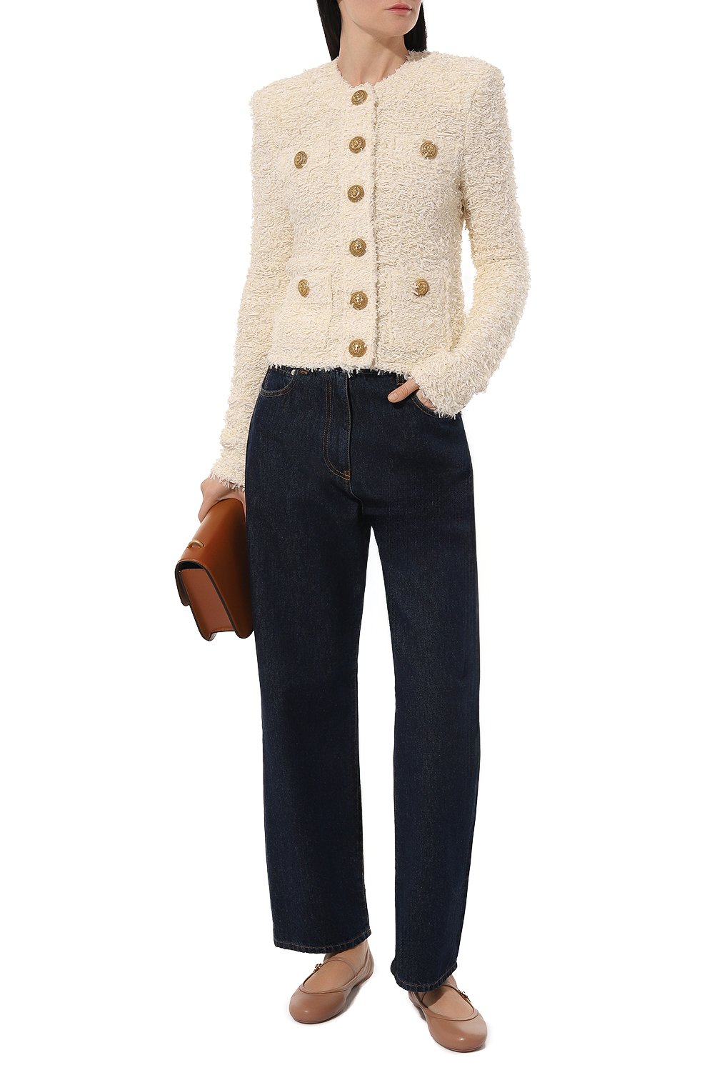 Кожаные балетки carla GIANVITO ROSSI, арт. G22223.05G0M.NAPPRAL, фото 2