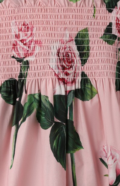 Хлопковый сарафан DOLCE & GABBANA, арт. L54DE0/HS5S7/2-6, фото 3