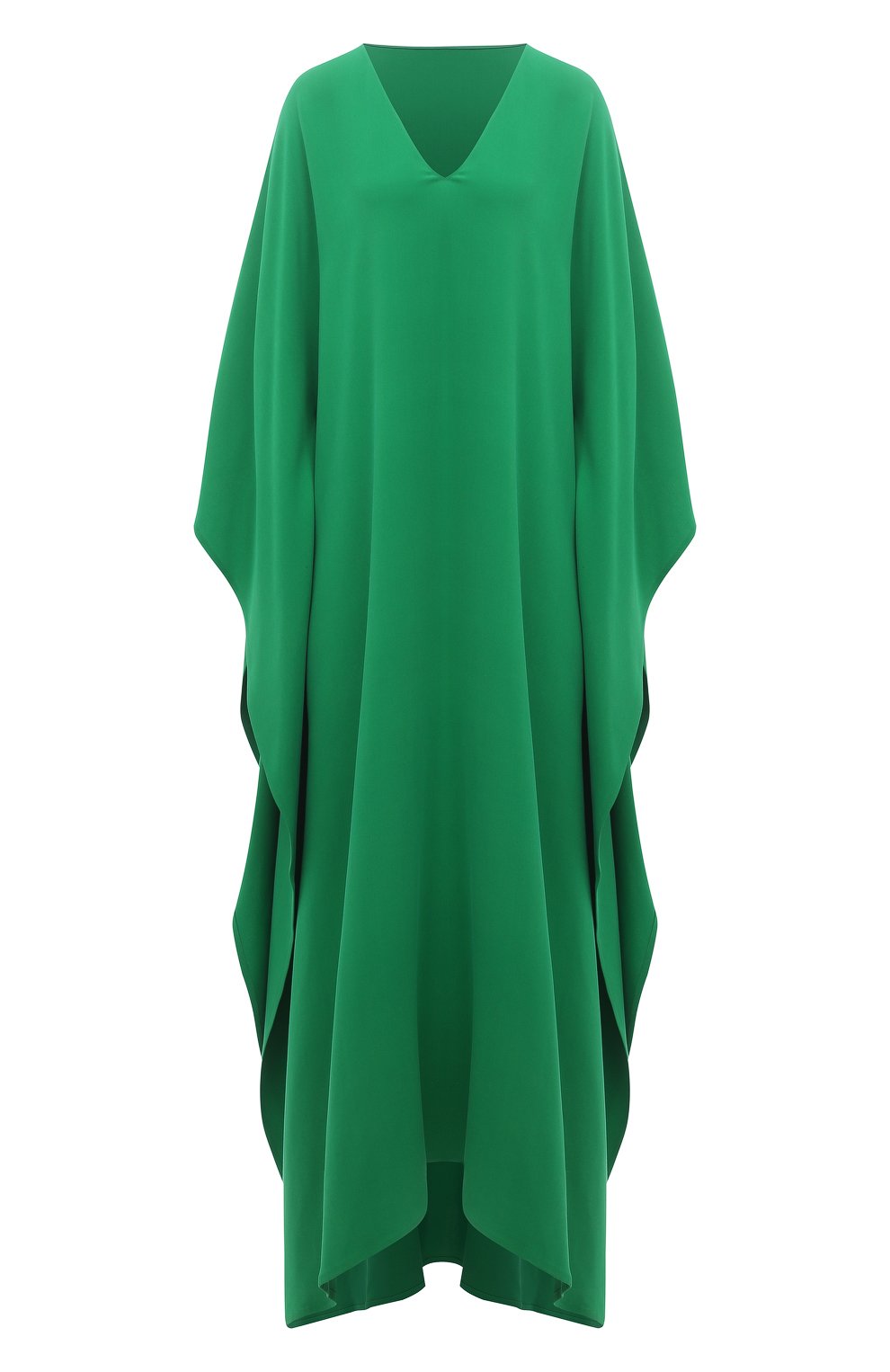 Шелковое платье-туника VALENTINO зеленого цвета по цене 599500 руб., арт. VB3VDBS01MM, фото 1 Шелковое платье-туника VALENTINO, арт. VB3VDBS01MM, фото 1