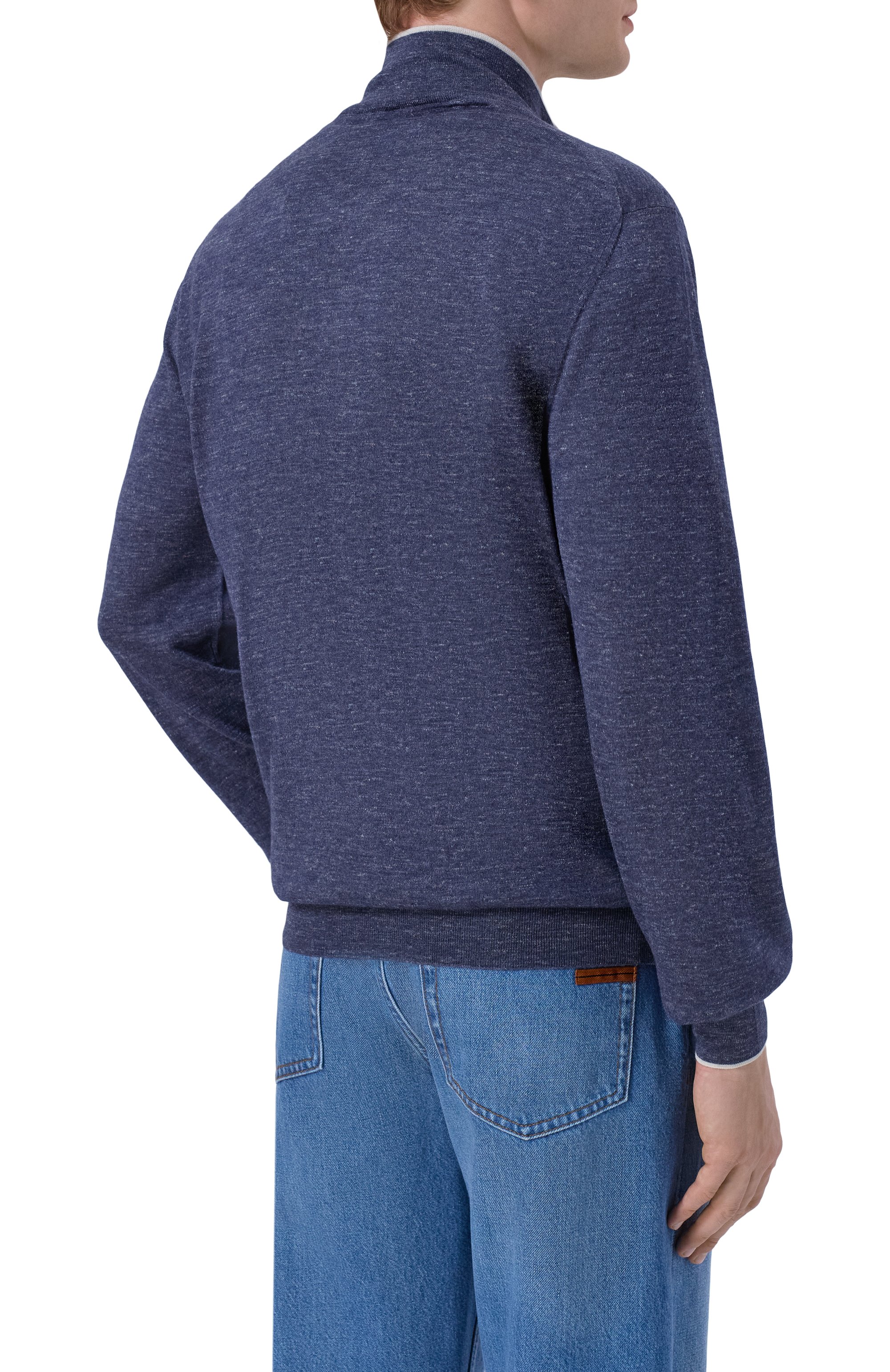 Джемпер из кашемира и шелка BRUNELLO CUCINELLI, арт. MHS805904, фото 4