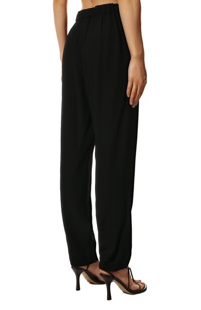 Брюки из вискозы DRIES VAN NOTEN черного цвета по цене 44500 руб., арт. 211-10909-2177, фото 4 Брюки из вискозы DRIES VAN NOTEN, арт. 211-10909-2177, фото 4