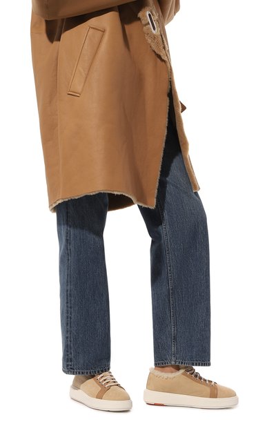 Замшевые кеды SANTONI, арт. WBCG61280BARPCRV, фото 3