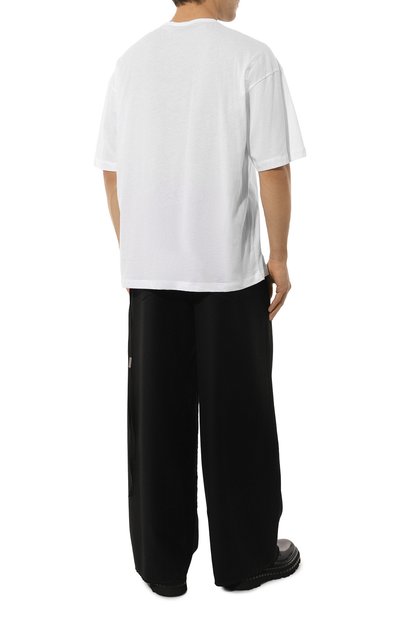 Хлопковая футболка ANN DEMEULEMEESTER, арт. 2402-M-JTS06-37-FA206-001, фото 4