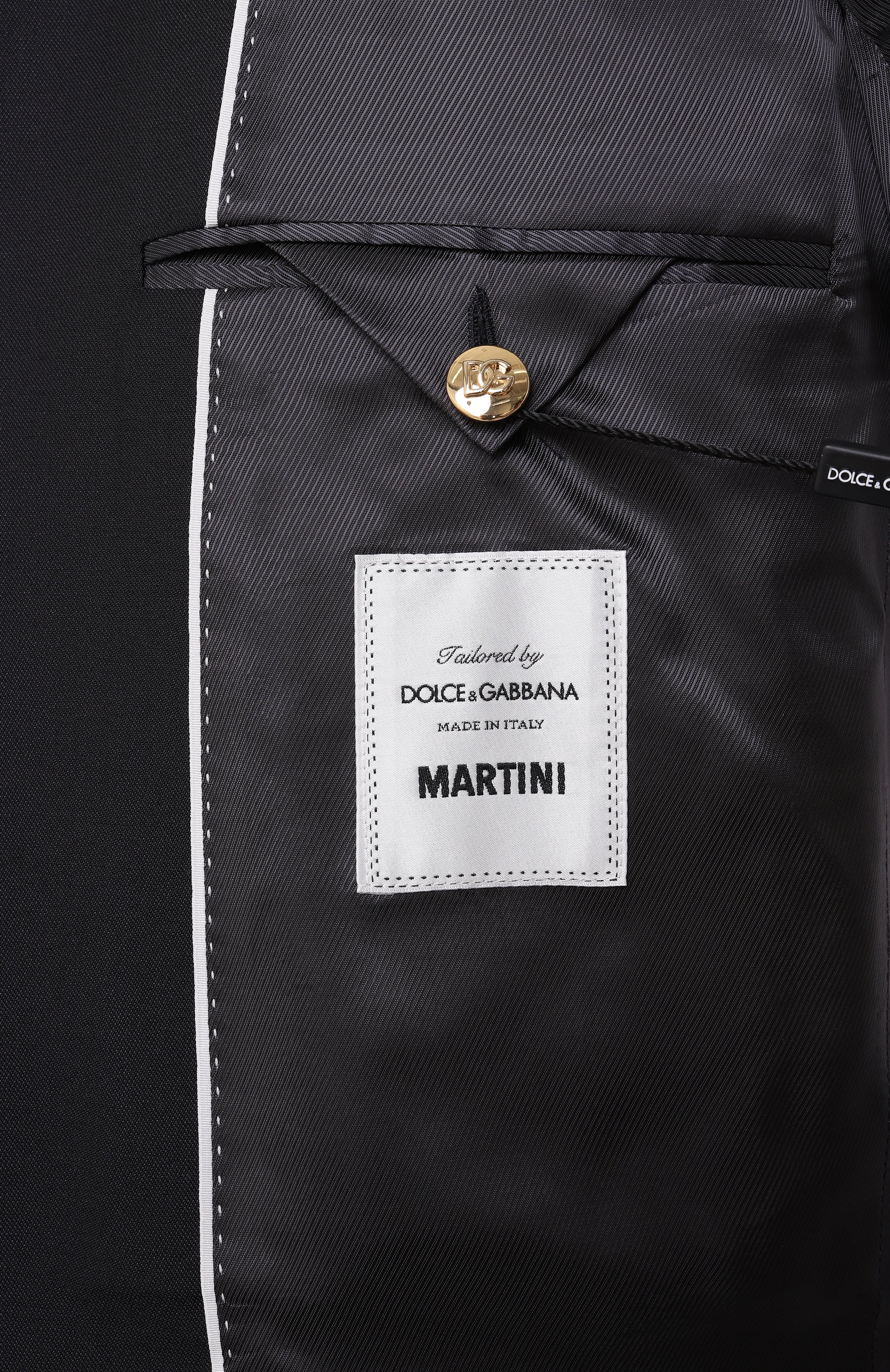 Пиджак из шерсти и шелка DOLCE & GABBANA, арт. G2LK0Z/FU3H1, фото 9