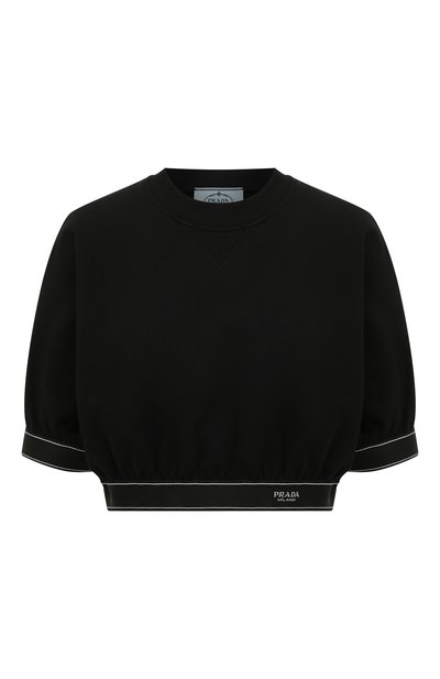 Женский хлопковый топ PRADA, арт. 135706-10FI-F0002-221
