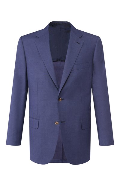 Мужской пиджак из смеси шерсти и шелка BRIONI, арт. RGH00U/P9A8F/PARLAMENT0