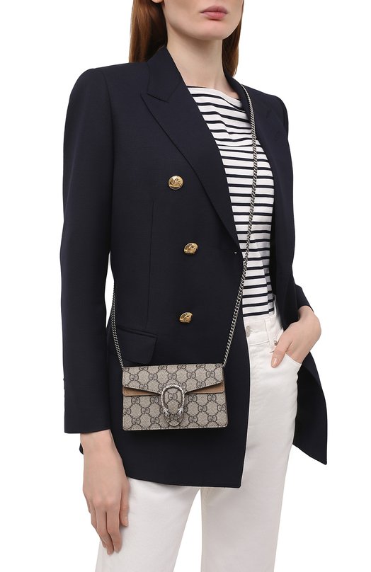 Сумка Super mini Gucci 476432/KHNRN Бежевый  476432/KHNRN Фото 2