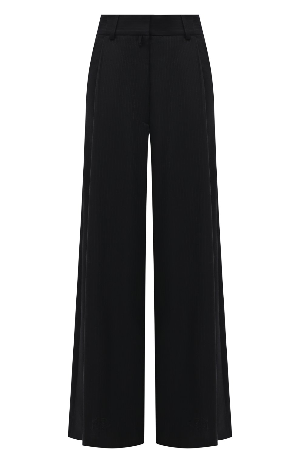 Шерстяные брюки DRIES VAN NOTEN темно-синего цвета по цене 82100 руб., арт. 211-10945-2155, фото 1 Шерстяные брюки DRIES VAN NOTEN, арт. 211-10945-2155, фото 1