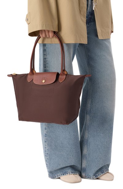 Сумка le pliage original medium LONGCHAMP коричневого цвета по цене 19950 руб., арт. L2605089/089, фото 2 Сумка le pliage original medium LONGCHAMP, арт. L2605089/089, фото 2