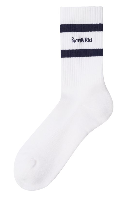 Хлопковые носки Sporty and Rich S0521WH Белый S0521WH