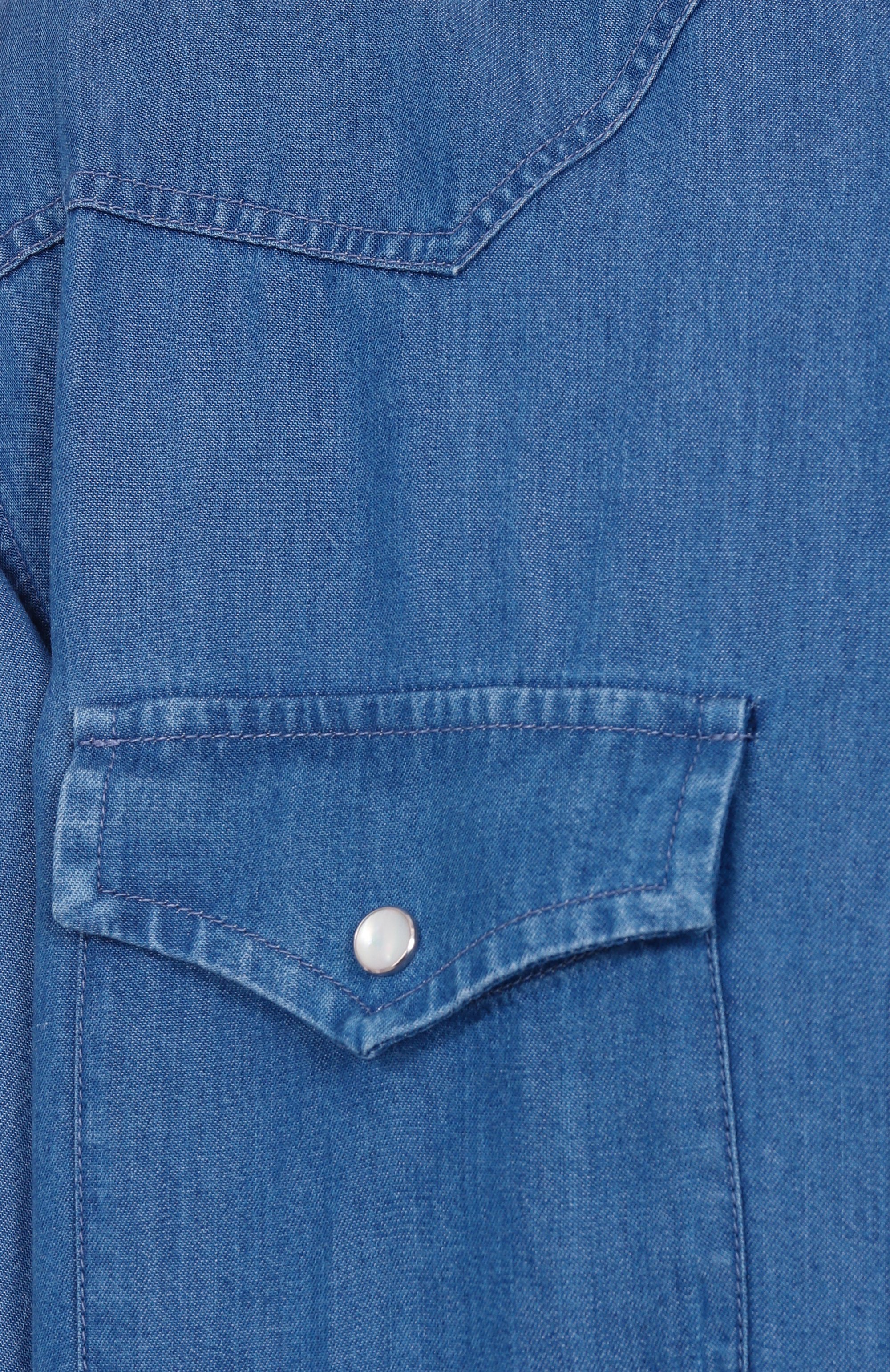 Джинсовая рубашка BRUNELLO CUCINELLI, арт. MH2564008, фото 6