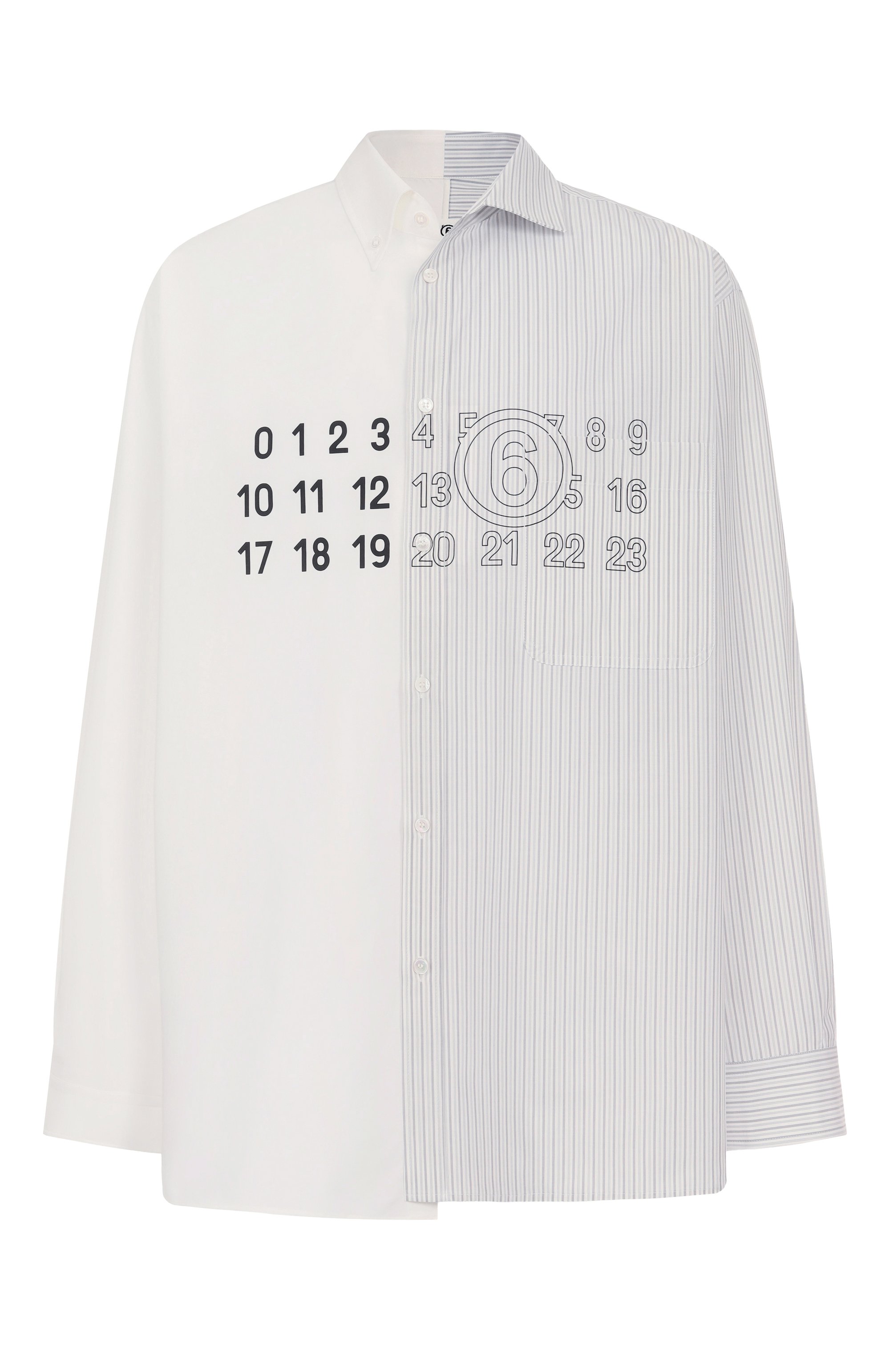 Хлопковая рубашка MM6, арт. SH0DT0025/MTN085, фото 1