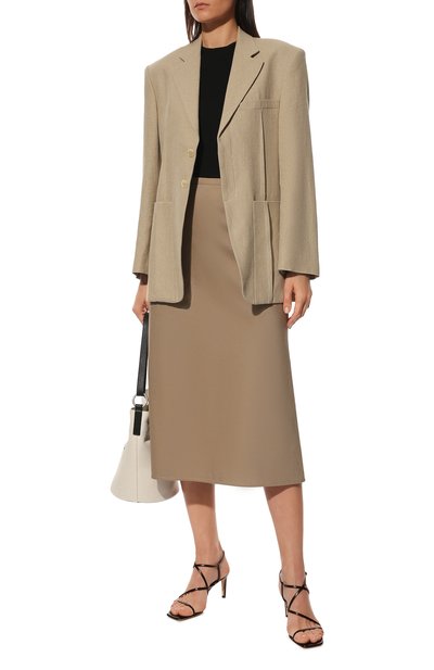 Юбка из хлопка и льна NOBLE&BRULEE, арт. NB150221/141, фото 2