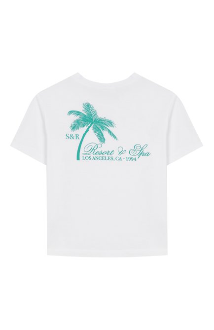 Хлопковая футболка SPORTY AND RICH, арт. T0048620253WH01