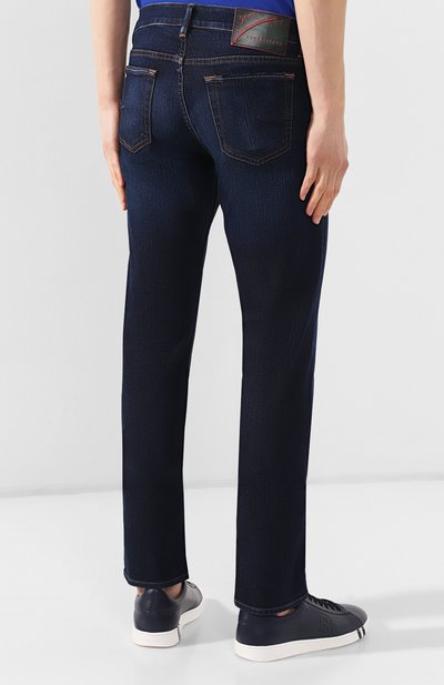 Джинсы прямого кроя HAND PICKED синего цвета по цене 32700 руб., арт. RAVELL0 C 01553-W2, фото 4 Джинсы прямого кроя HAND PICKED, арт. RAVELL0 C 01553-W2, фото 4