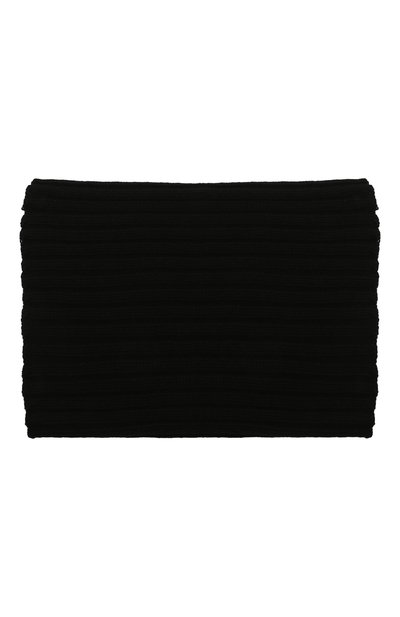 Шарф-снуд из кашемира и шерсти RICK OWENS, арт. RU02B2484/WSBR, фото 3