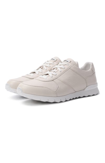 Мужские кожаные кроссовки KITON, арт. USSA114N00126