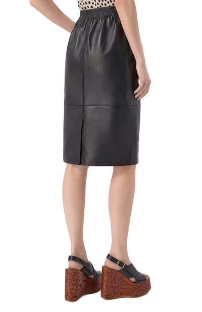 Кожаная юбка CHLOÉ, арт. CH26SCJ26203, фото 4