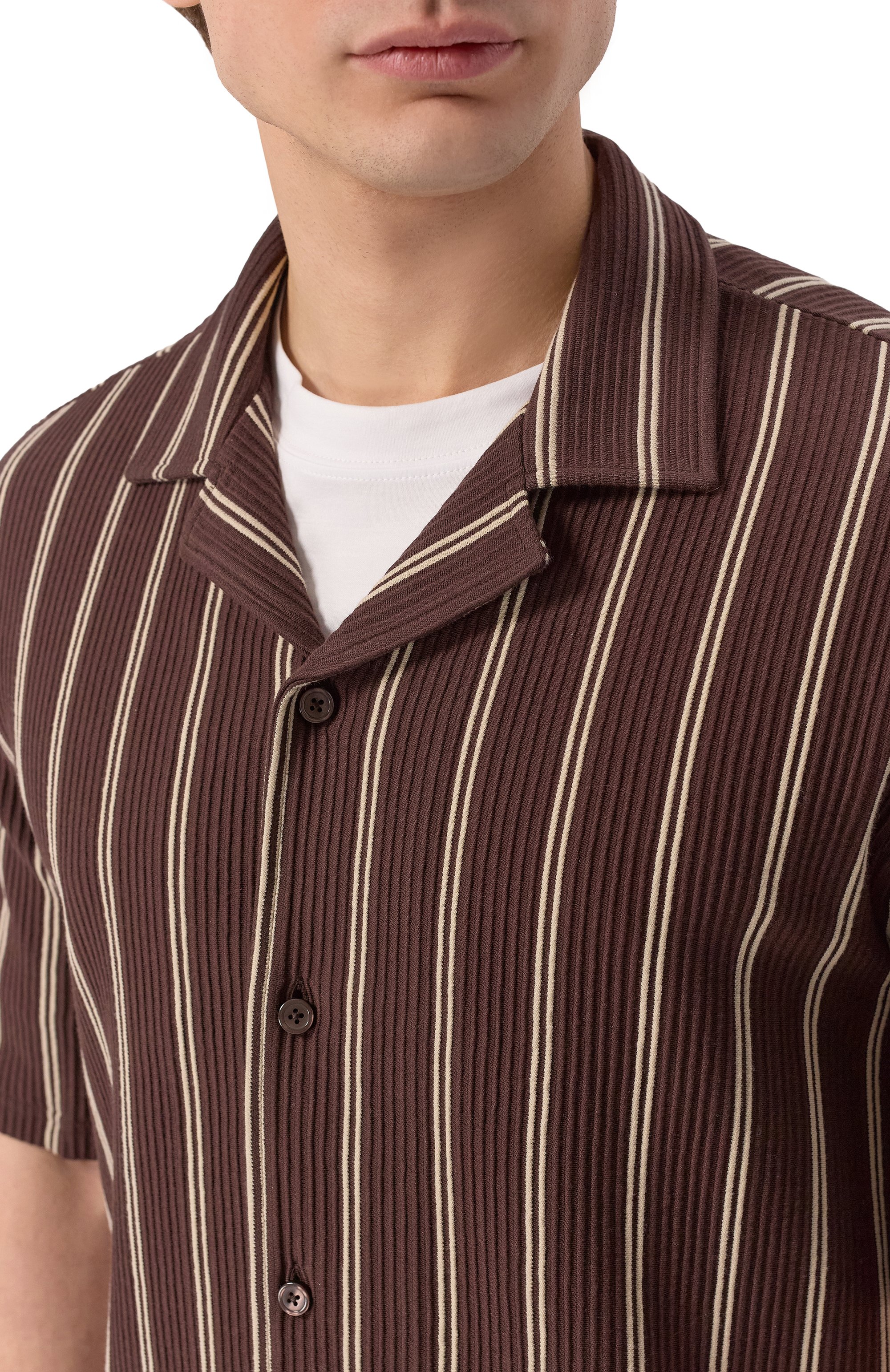 Хлопковая рубашка BOSS, арт. 50561448, фото 5