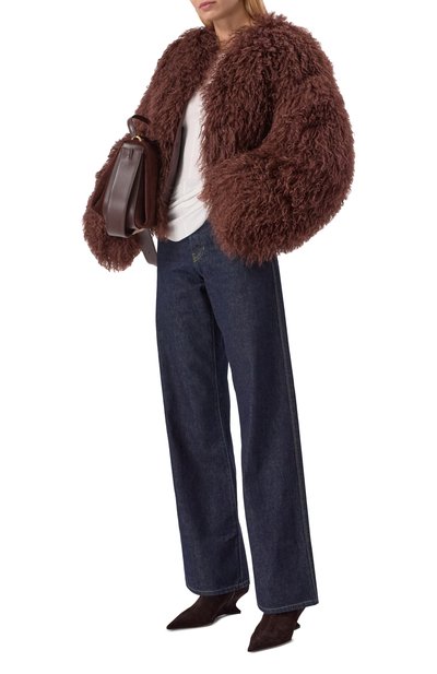 Замшевые ботильоны nina 50 PARIS TEXAS темно-коричневого цвета по цене 99500 руб., арт. PX1776/XV003, фото 3 Замшевые ботильоны nina 50 PARIS TEXAS, арт. PX1776/XV003, фото 3