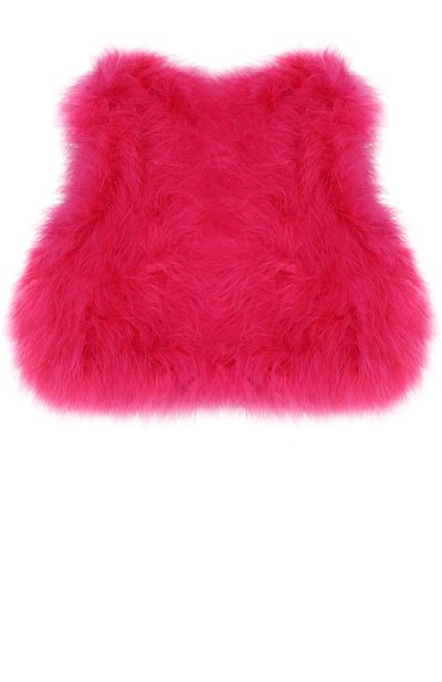 Жилет с отделкой перьями SONIA RYKIEL ENFANT, арт. 48134121-MA1/I-II, фото 2