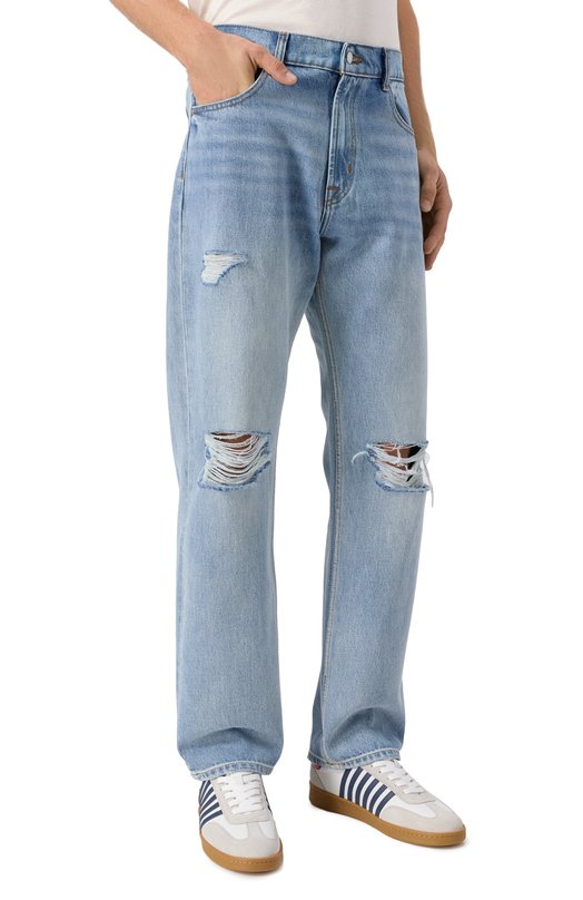 Джинсы Modern Straight 7 For All Mankind 7TD80E35-1DI Синий  7TD80E35-1DI Фото 3
