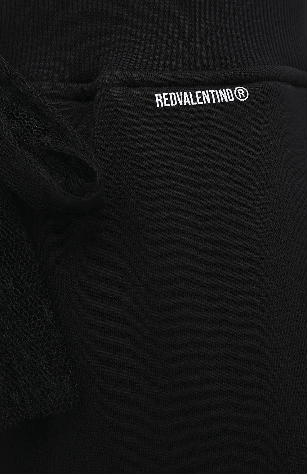 Хлопковые джоггеры REDVALENTINO черного цвета по цене 30850 руб., арт. VR3MD01M/5JM, фото 5 Хлопковые джоггеры REDVALENTINO, арт. VR3MD01M/5JM, фото 5