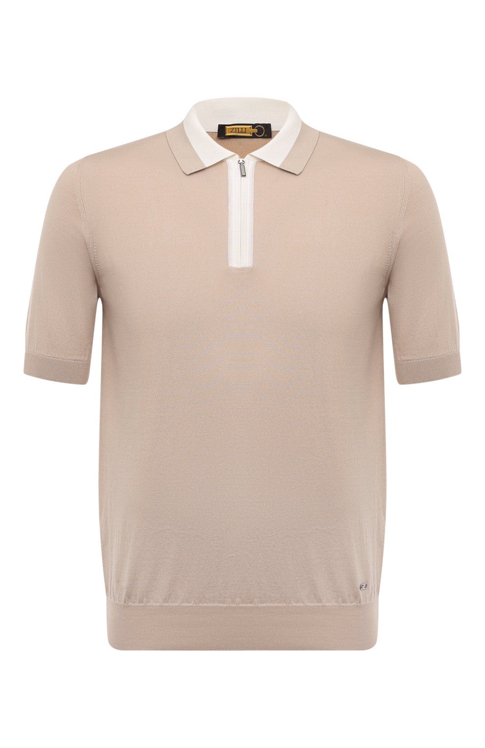 Поло из хлопка и шелка ZILLI, арт. MBZ-PZ002-CLAS1/MC01, фото 1