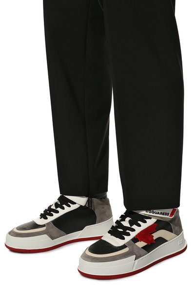 Кожаные кеды canadian DSQUARED2, арт. SNM0250 25105519, фото 3