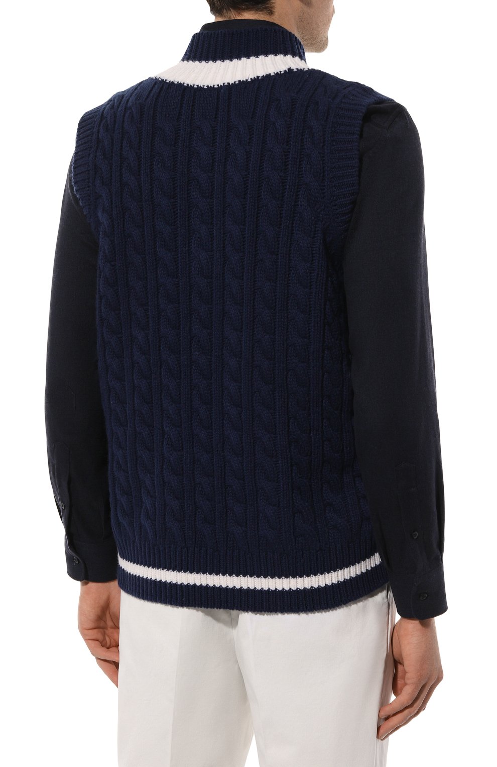 Шерстяной жилет KITON, арт. UMM058901, фото 4