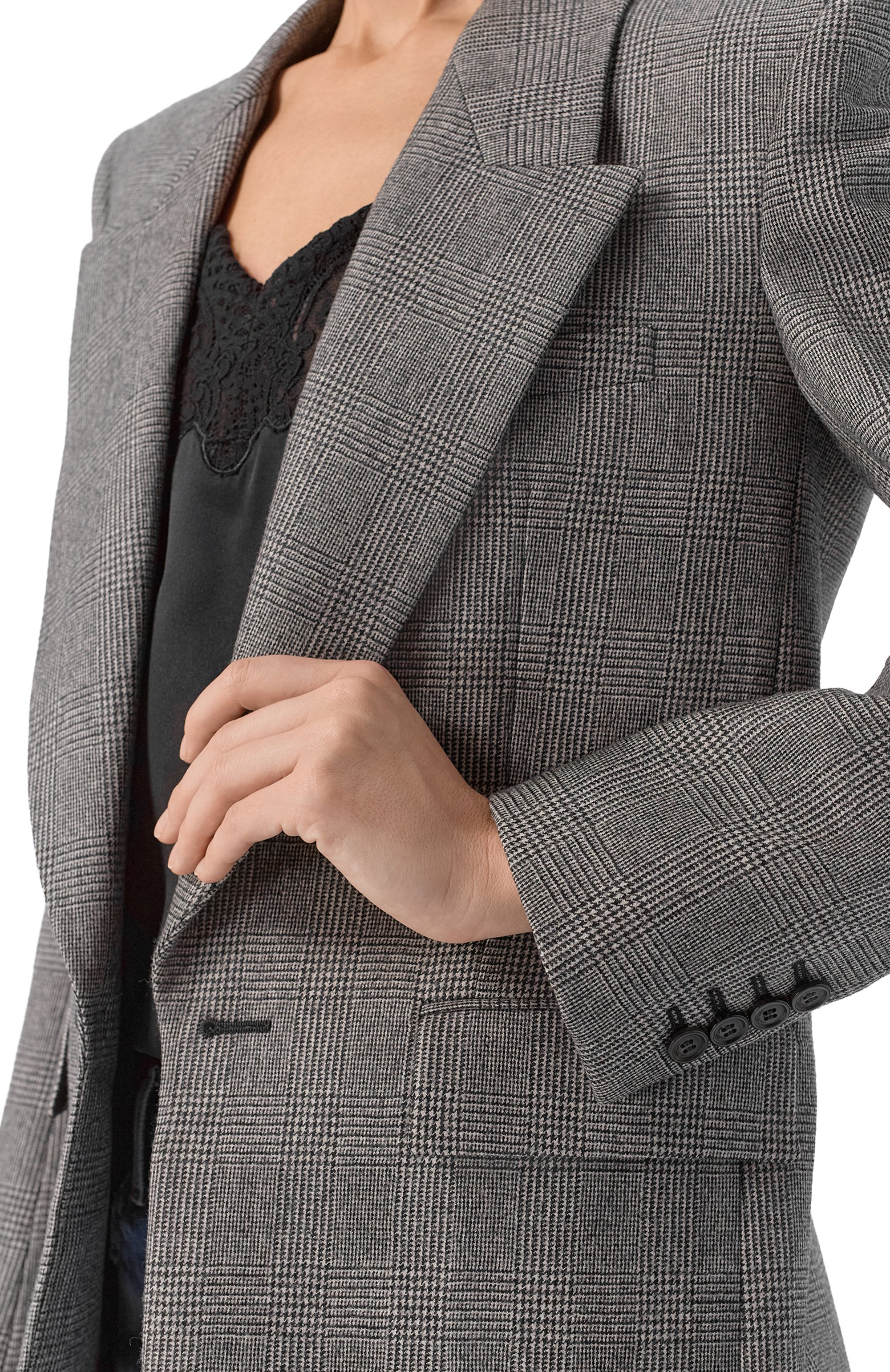 Шерстяной жакет SAINT LAURENT, арт. 758058/Y5H54, фото 5