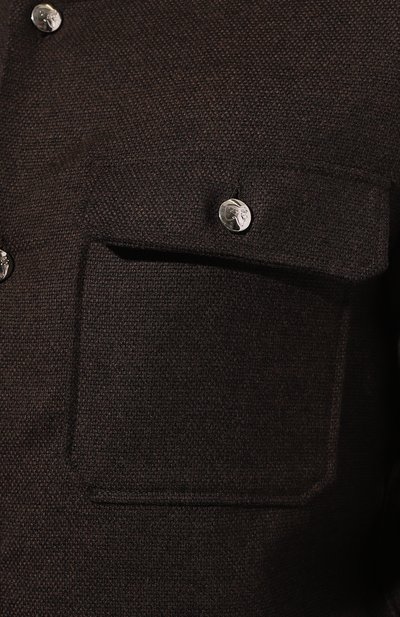 Куртка-рубашка из шерсти и кашемира MARCO PESCAROLO, арт. 0VER/4834, фото 5