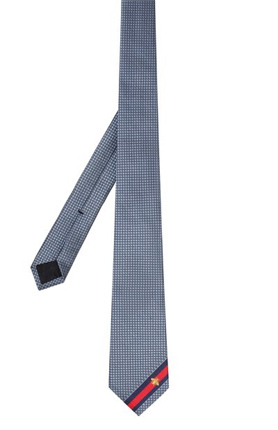 Шелковый галстук GUCCI, арт. 456510/4E002, фото 2