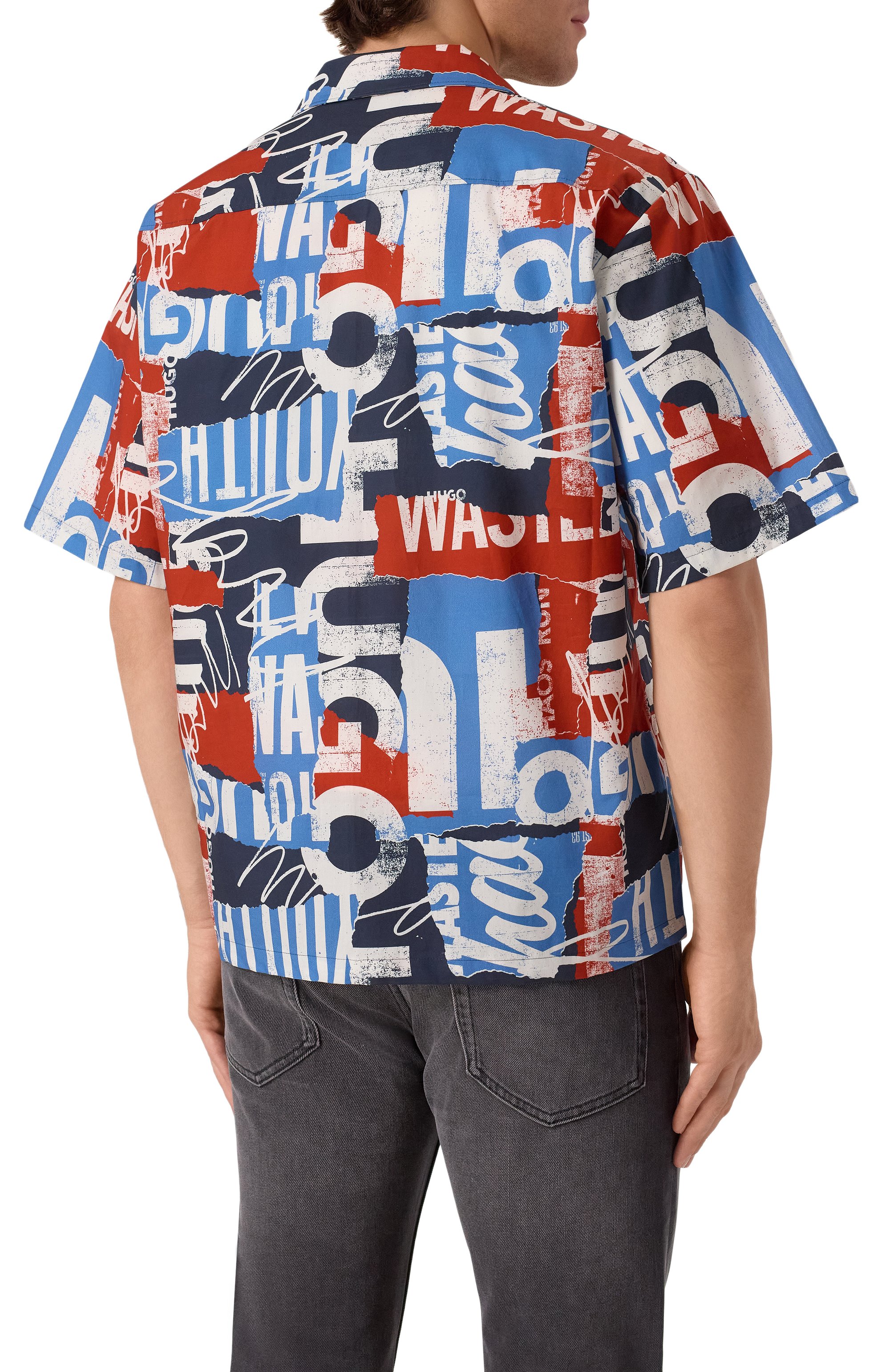 Хлопковая рубашка HUGO BLUE, арт. 50545226, фото 4