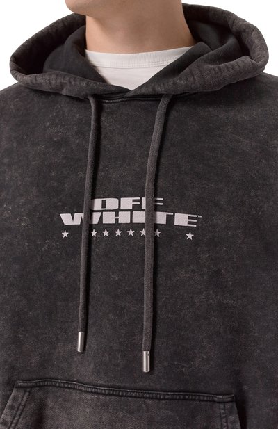 Хлопковое худи OFF-WHITE, арт. 0MBB085F25FLE005, фото 5