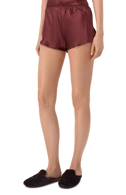 Шелковые шорты Luna Di Seta VLST08006 Коричневый  VLST08006 Фото 3