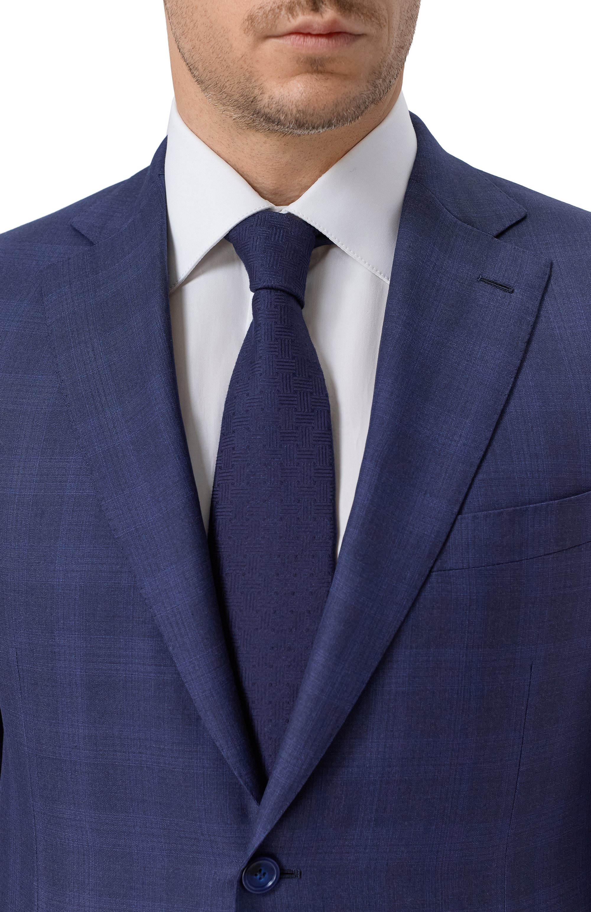 Галстук из шелка и хлопка ZILLI, арт. CRAV02M0614VNJQ00, фото 2