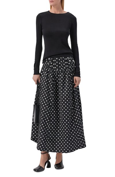 Атласная юбка GANNI, арт. A1090065, фото 2